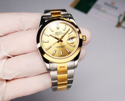 ROLEX Date Replica Datejust II 8215 Mechanical Movement Gold 41MM Watch